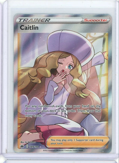 Caitlin 2021 Pokemon Chilling Reign #189/198