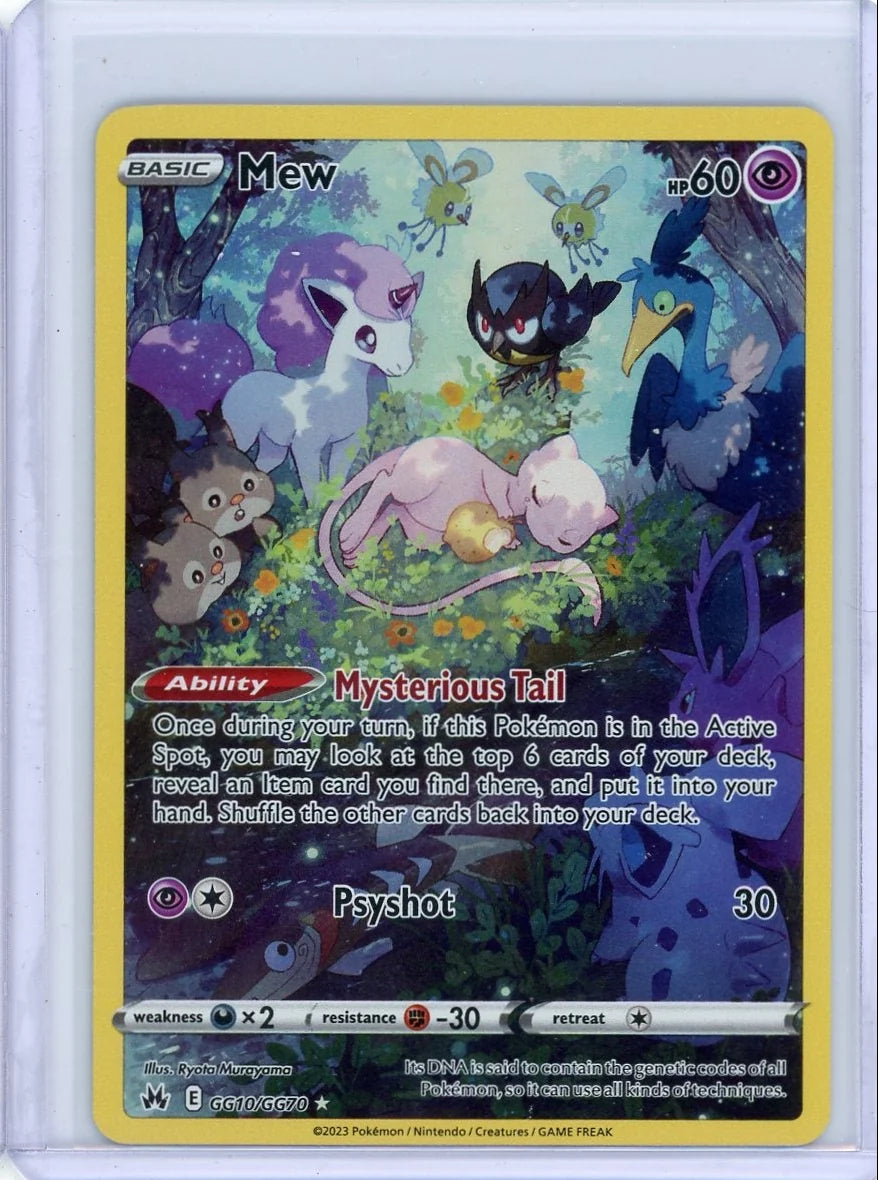 Mew Pokémon Crown Zenith Galarian Gallery #GG10/GG70