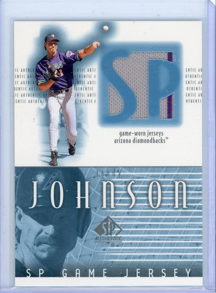 Randy Johnson 2002 SP Authentic Game Used Relic