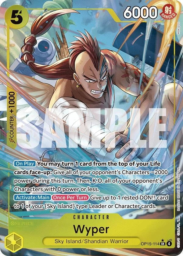 Wyper (Alternate Art) (OP15-114) (Adventure on Kami's Island) (OP15-EB04)