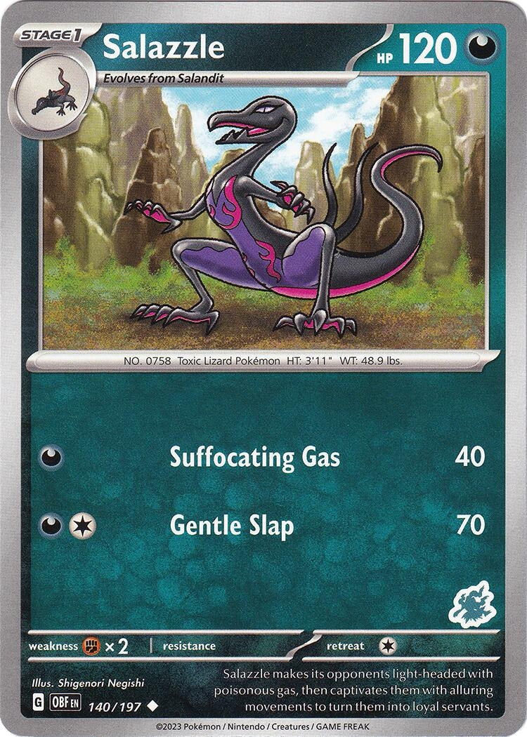 Salazzle - Darkrai Deck (140/197) (Battle Academy 2024) (BA24)