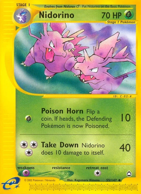 Nidorino (055/147) (Aquapolis) (AQ)