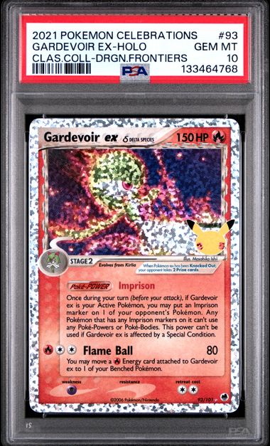 Gardevoir ex Pokémon Celebrations Classic Collection #93/101 PSA 10