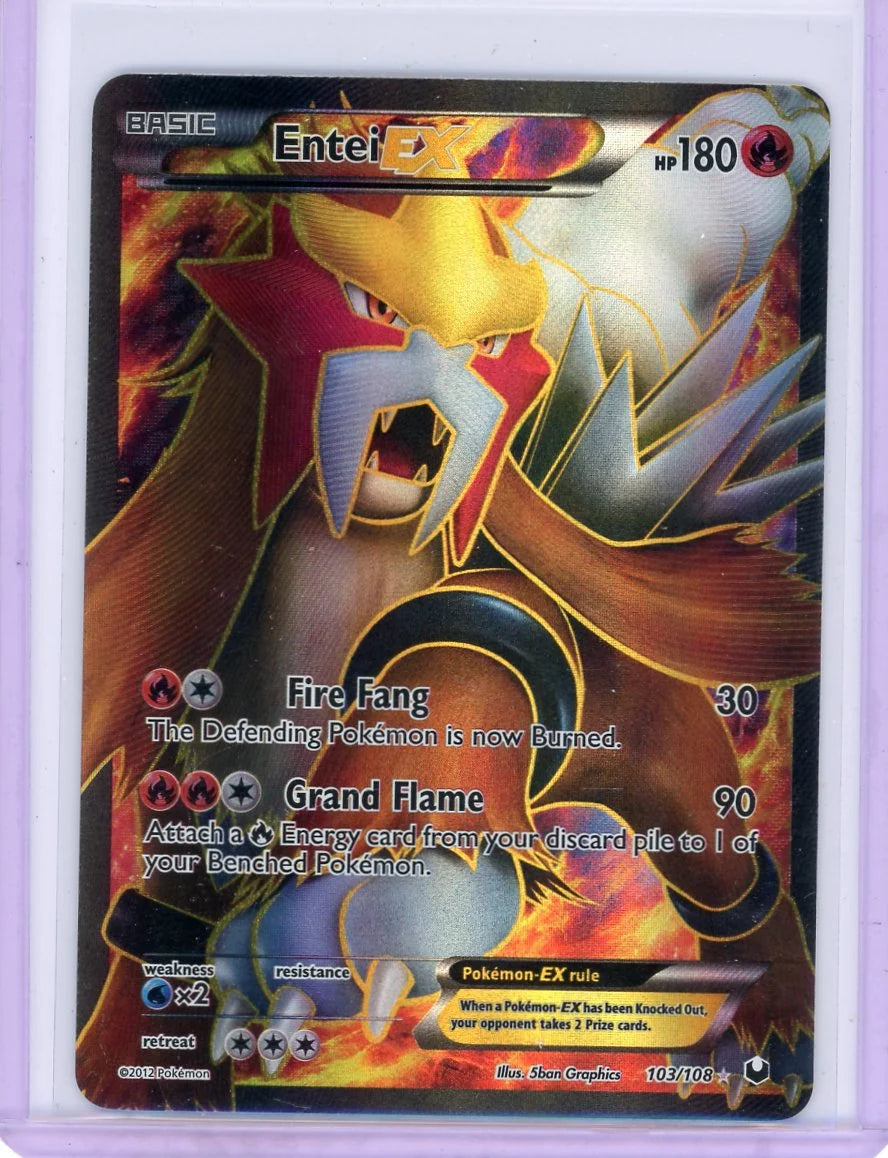 Entei ex Pokémon Dark Explorers Ultra Rare #103/108