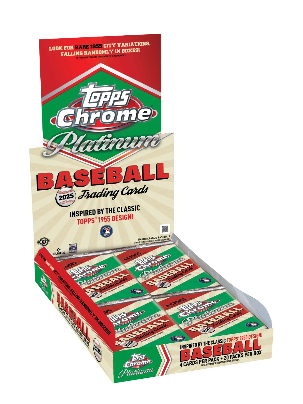 2025 Topps Chrome Platinum Baseball Hobby Box
