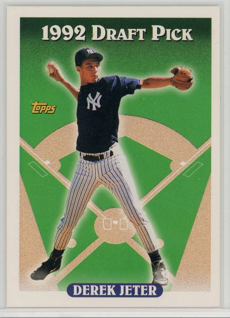 Derek Jeter 1992 Draft Pick Rookie Card Topps #98