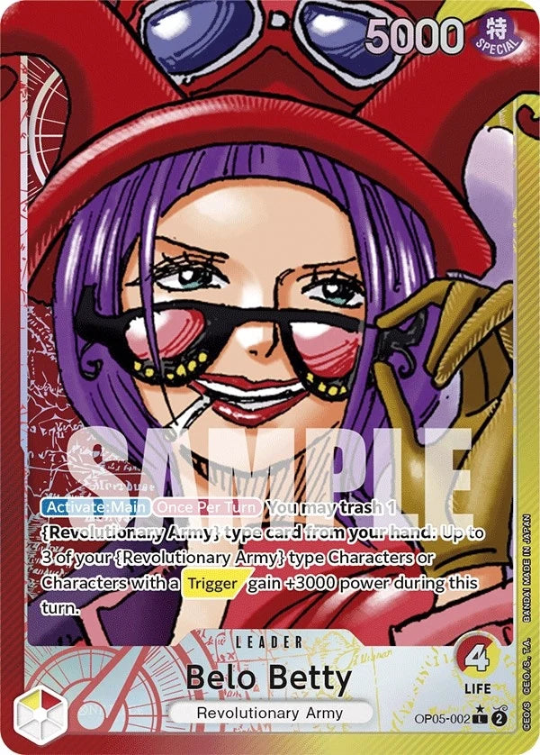 Belo Betty (002) (Alternate Art) (OP05-002) (Awakening of the New Era) (OP05)