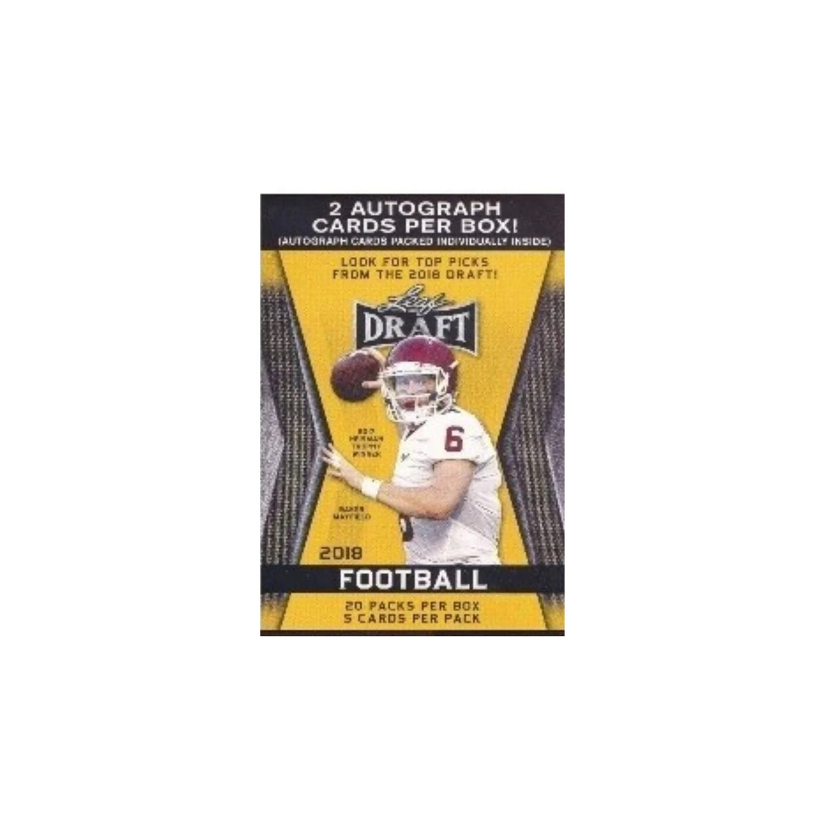2018 Leaf Draft Football Blaster Box