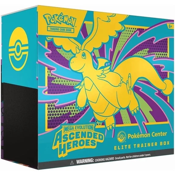 Pokémon Mega Evolution Ascended Heroes Pokémon Center Elite Trainer Box
