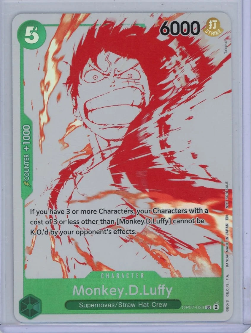 Monkey D. Luffy 2025 Treasure Campaign #OP07-033