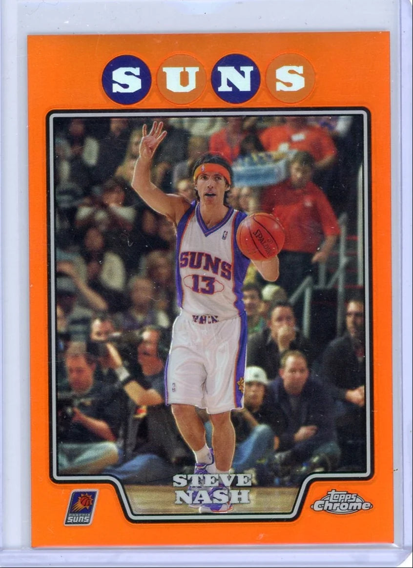 Steve Nash 2008-09 Topps Chrome orange refractor #'d 316/499