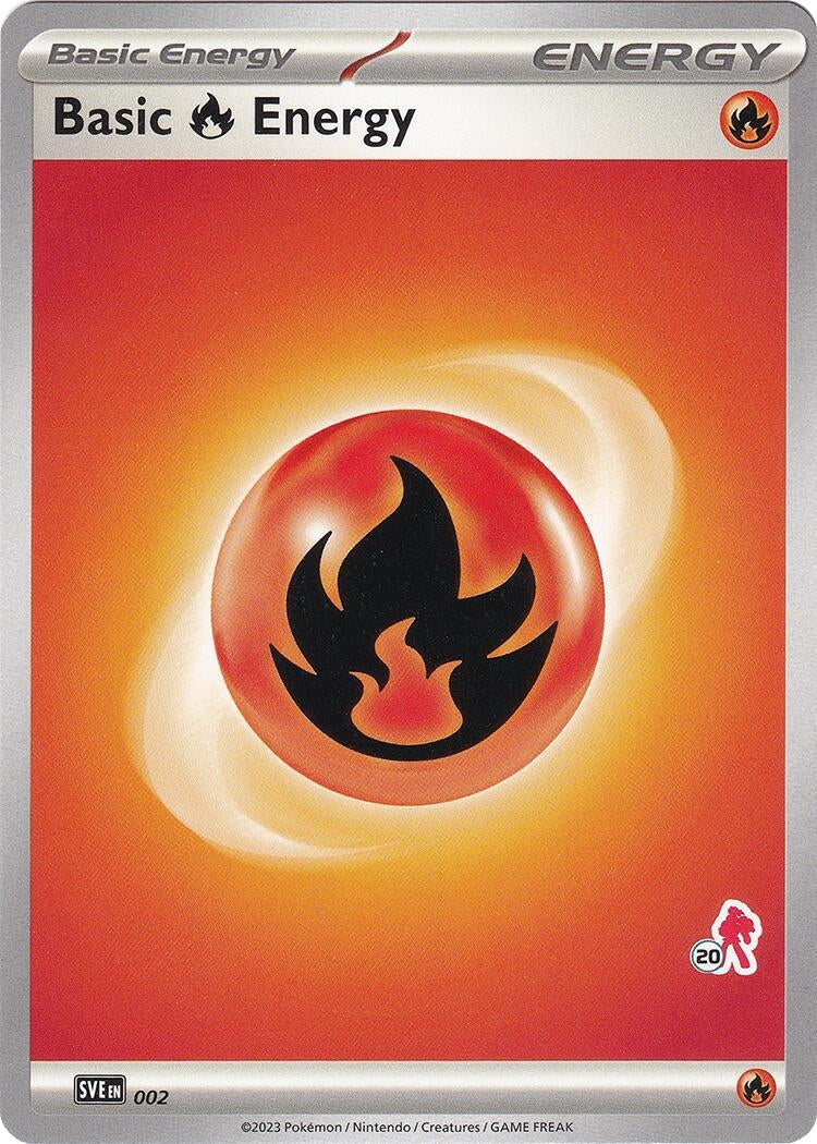 Basic Fire Energy - Armarouge 20 (002) (Battle Academy 2024) (BA24)