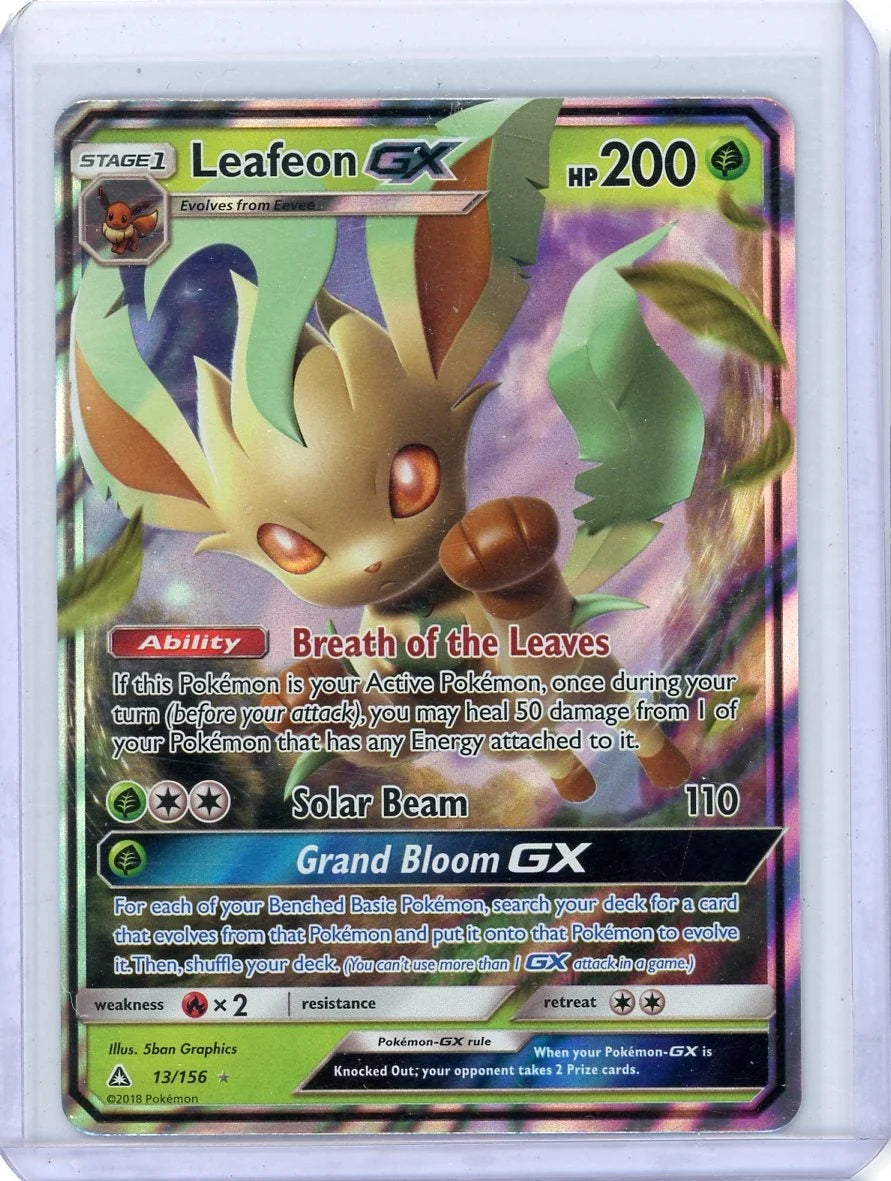 Leafeon GX 2018 Pokemon Ultra Prism #13/156