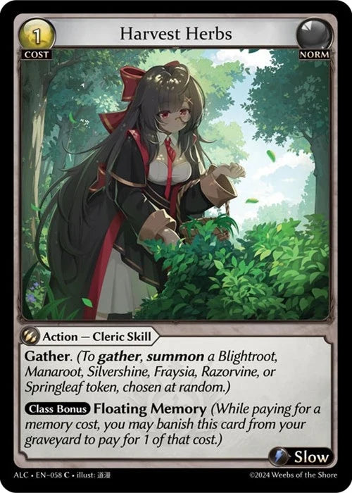 Harvest Herbs (058) (Alchemical Revolution) (ALC)