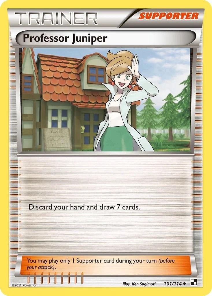 Professor Juniper (101/114) (Black and White) (BLW)