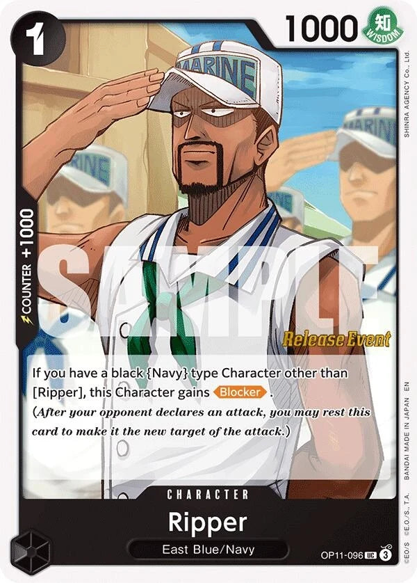 Ripper (OP11-096) (A Fist of Divine Speed Release Event Cards) (OP11 RE)