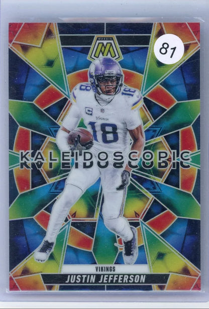 Justin Jefferson 2025 Panini Mosaic Kaleidoscope Prizm SSP