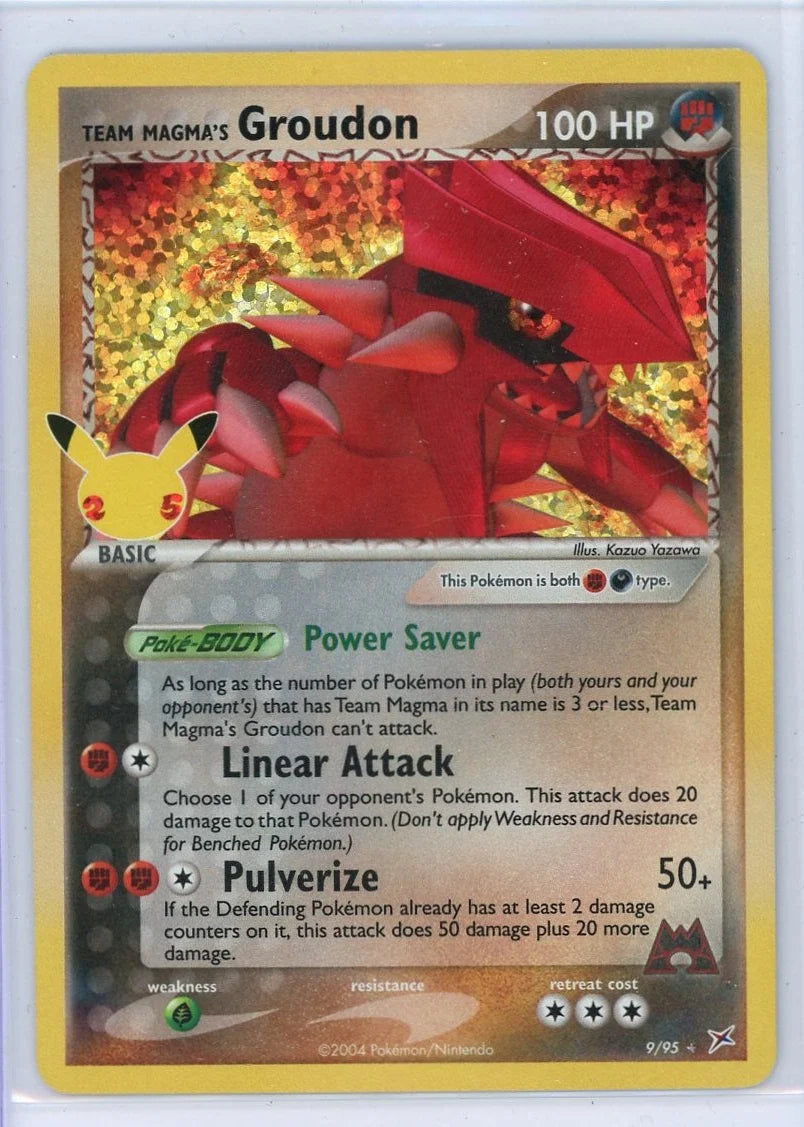 Team Magma's Groudon Pokémon Celebrations: Classic Collection #9/95