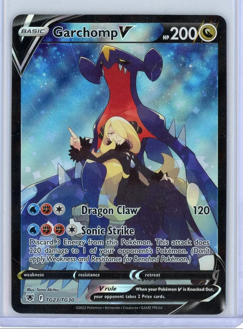 Garchomp V Pokémon Astral Radiance Trainer Gallery #TG23/TG30