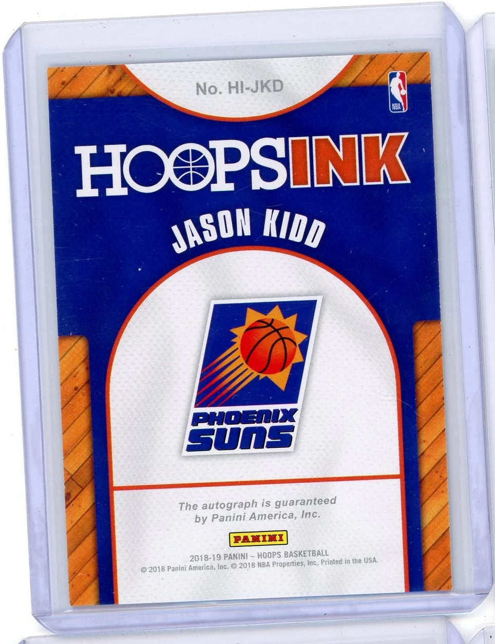 Jason Kidd 2018-19 NBA Hoops Autograph