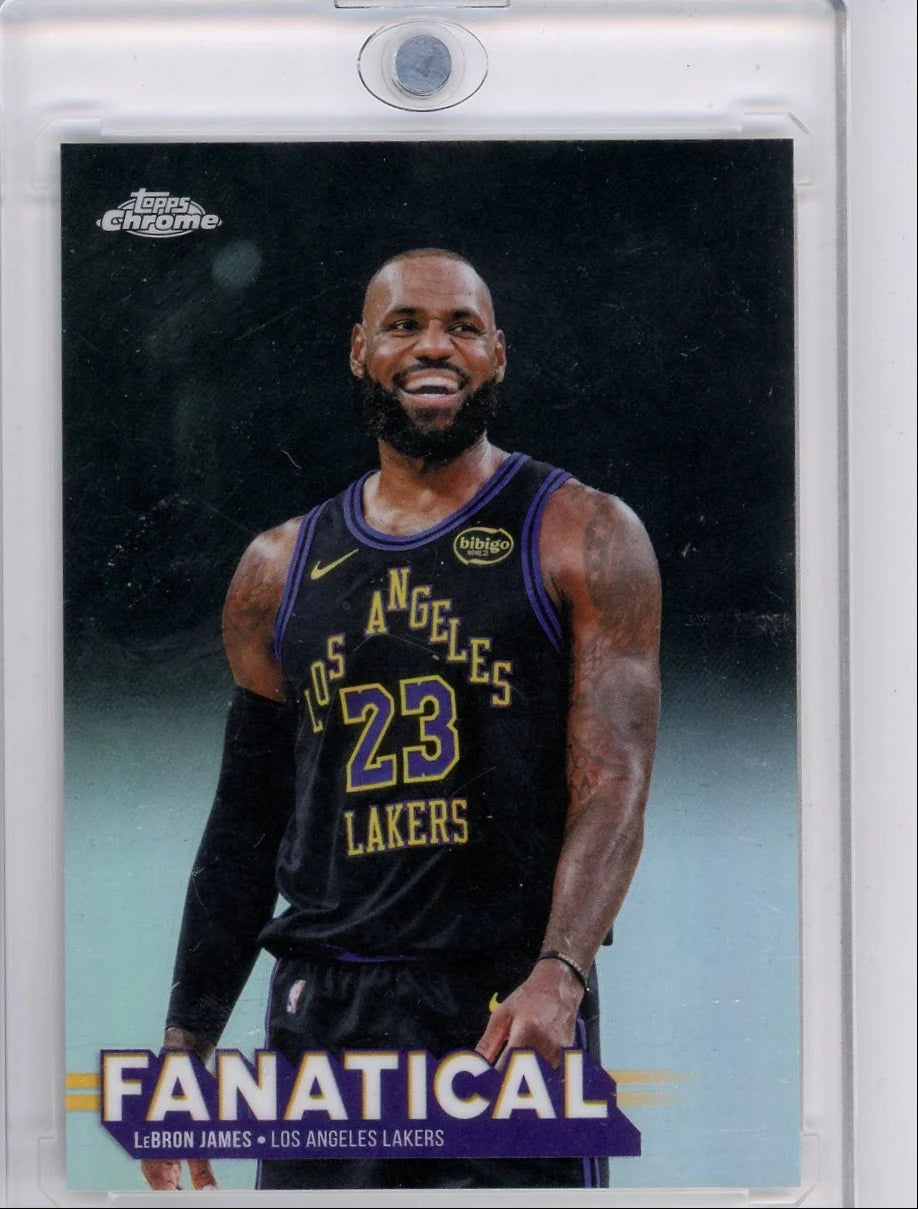 LeBron James 2025-26 Topps Chrome Update Fanatical SSP
