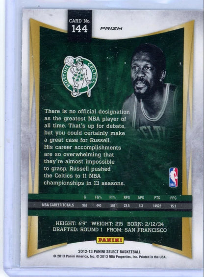 Bill Russell 2012-13 Panini Select Silver Prizm #144