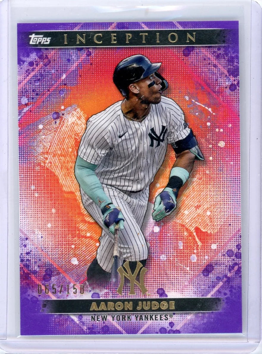 Aaron Judge 2024 Topps Inception Purple #'d 065/150