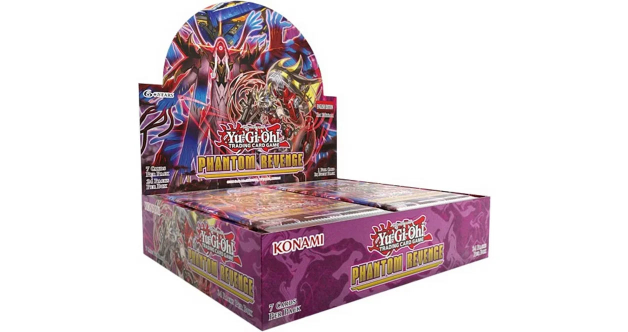 Yu-Gi-Oh 2025 Phantom Revenge Booster Box case