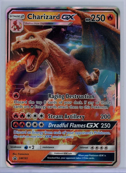 Charizard GX Pokémon Sun & Moon Promo Holo Rare #SM195 (HP)