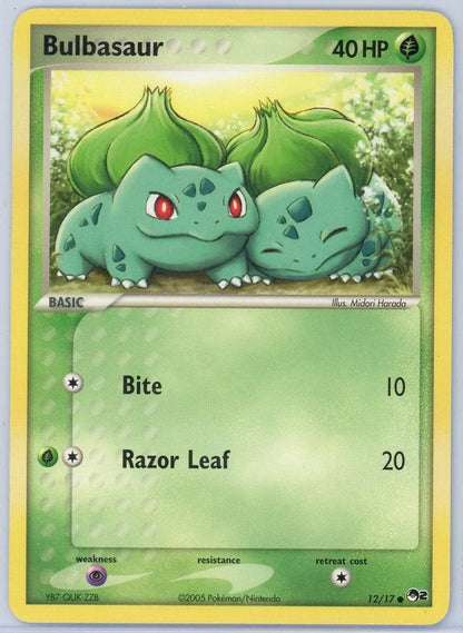 Bulbasaur 2005 Pokémon POP Series 2 #12/17