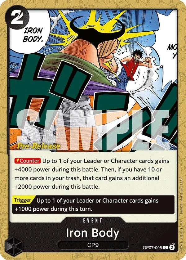 Iron Body (OP07-095) (500 Years in the Future Pre-Release Cards) (OP07 PRE)