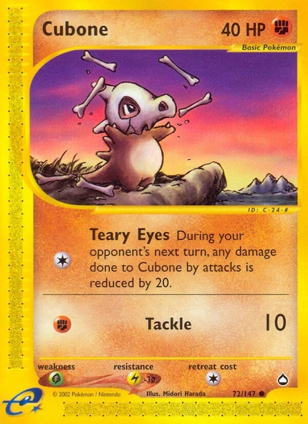 Cubone (072/147) (Aquapolis) (AQ)