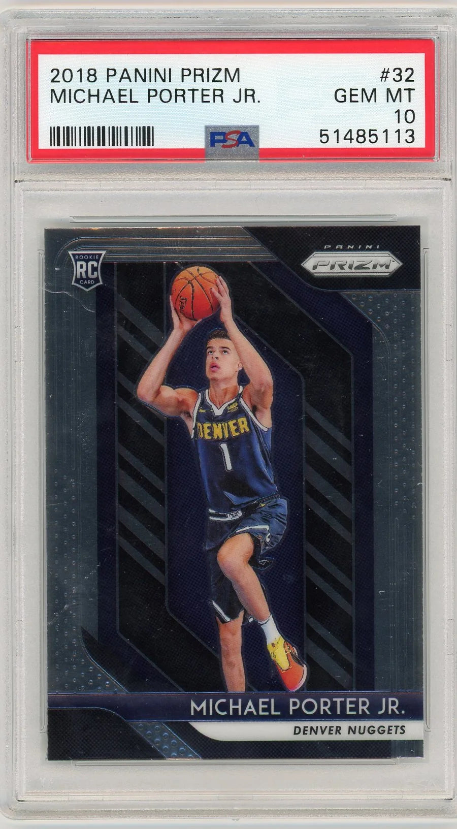 Michael Porter Jr. 2018 Panini Prizm Rookie Card PSA 10