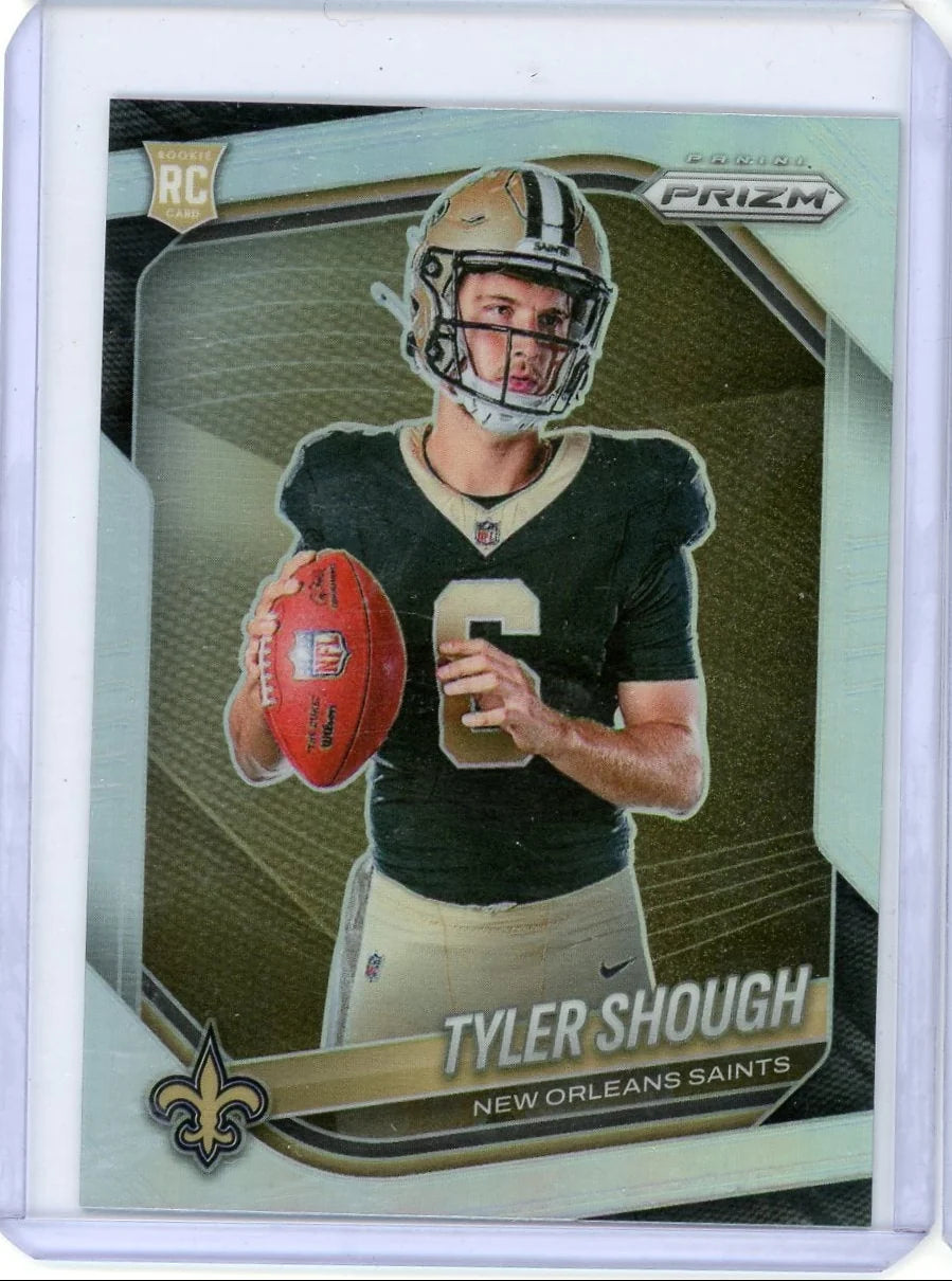 Tyler Shough 2025 Panini Prizm Silver Prizm Image Variation RC