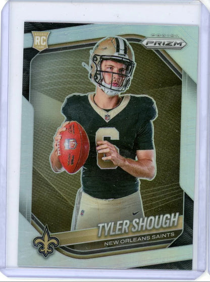 Tyler Shough 2025 Panini Prizm Silver Prizm Image Variation RC