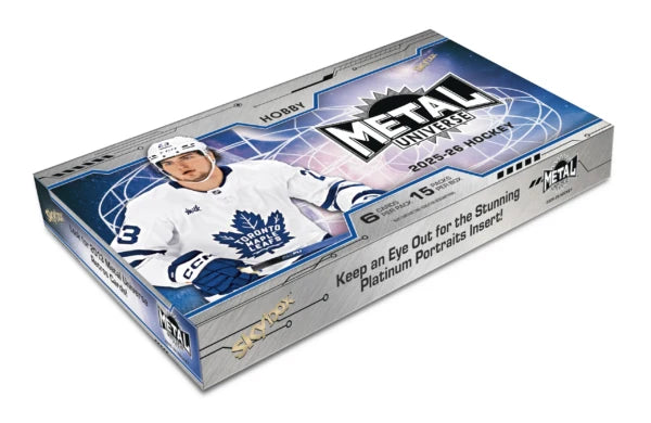 2025-26 Upper Deck Skybox Metal Universe Hockey Hobby Box 16 Box Case [Contact Us To Order]