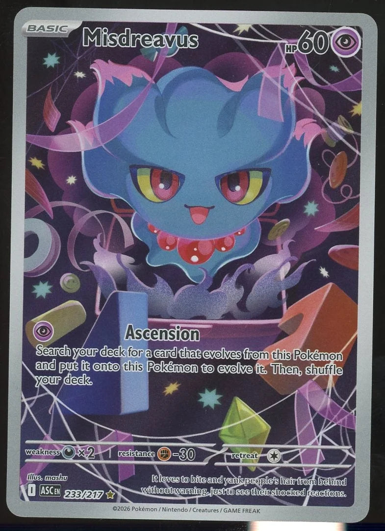 Misdreavus 2026 Pokémon Ascended Heroes #233/217