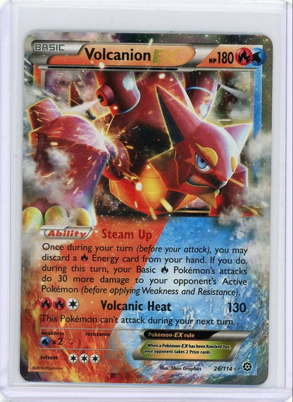Volcanion EX 2016 Pokemon Steam Siege #26/114