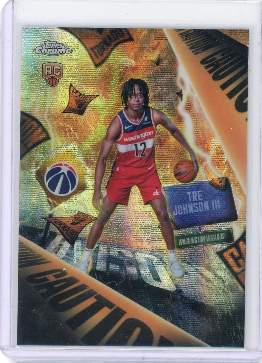 Tre Johnson III 2025-26 Topps Chrome Advisory rookie card