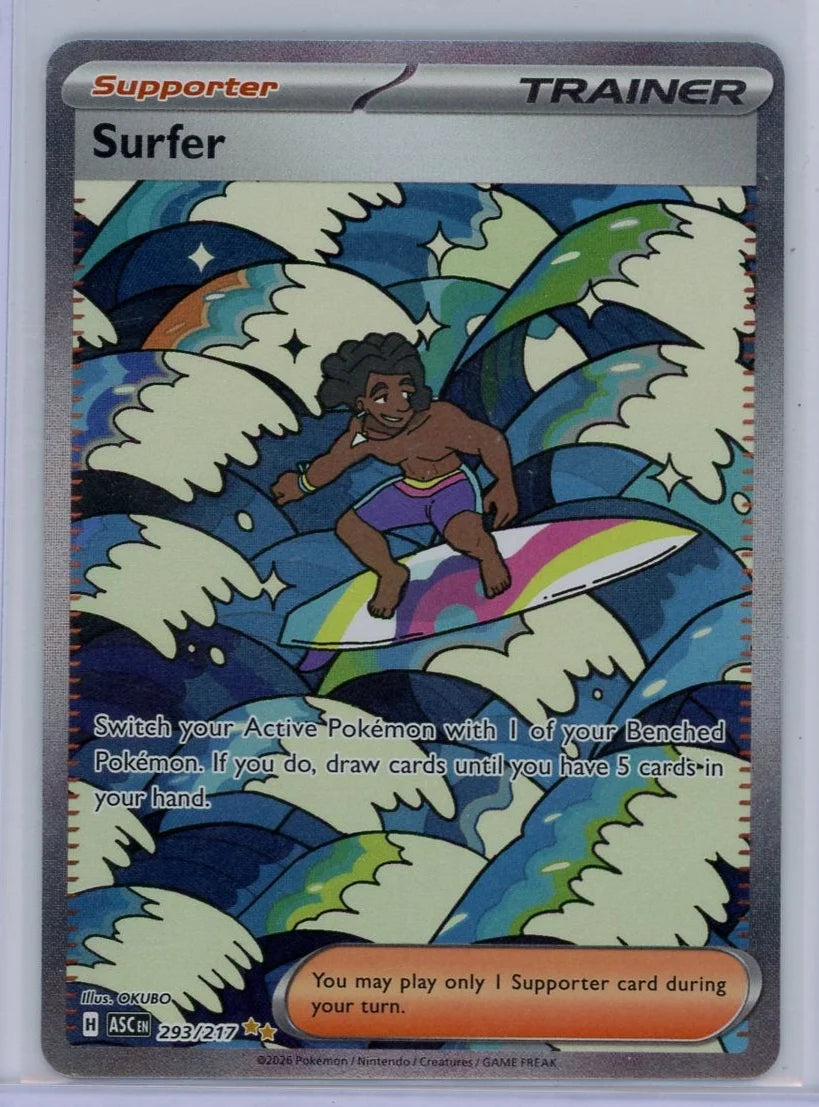 Surfer Trainer Pokémon Ascended Heroes #293/217
