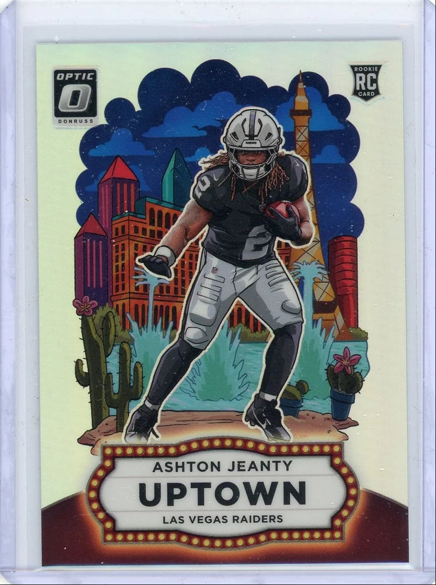 Ashton Jeanty 2025 Panini Donruss Optic Uptown RC