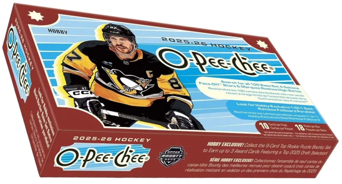 2025-26 Upper Deck O-Pee-Chee Hockey Hobby Box 16 Box Case (Contact to Order)