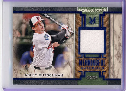 Adley Rutschman 2025 Topps Museum Meaningful Materials Patch #'d 10/35