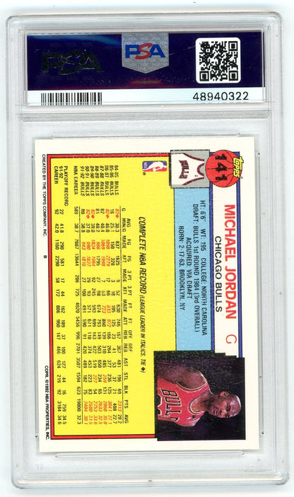 Michael Jordan 1992 Topps PSA 9