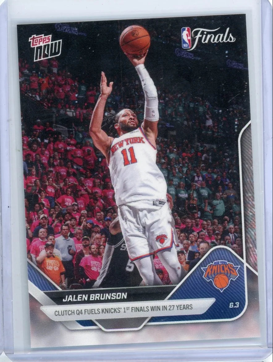 Jalen Brunson 2026 Topps Now Finals #326