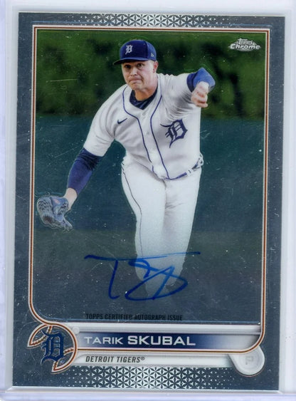 Tarik Skubal 2022 Topps Chrome Autograph #CVA-TS