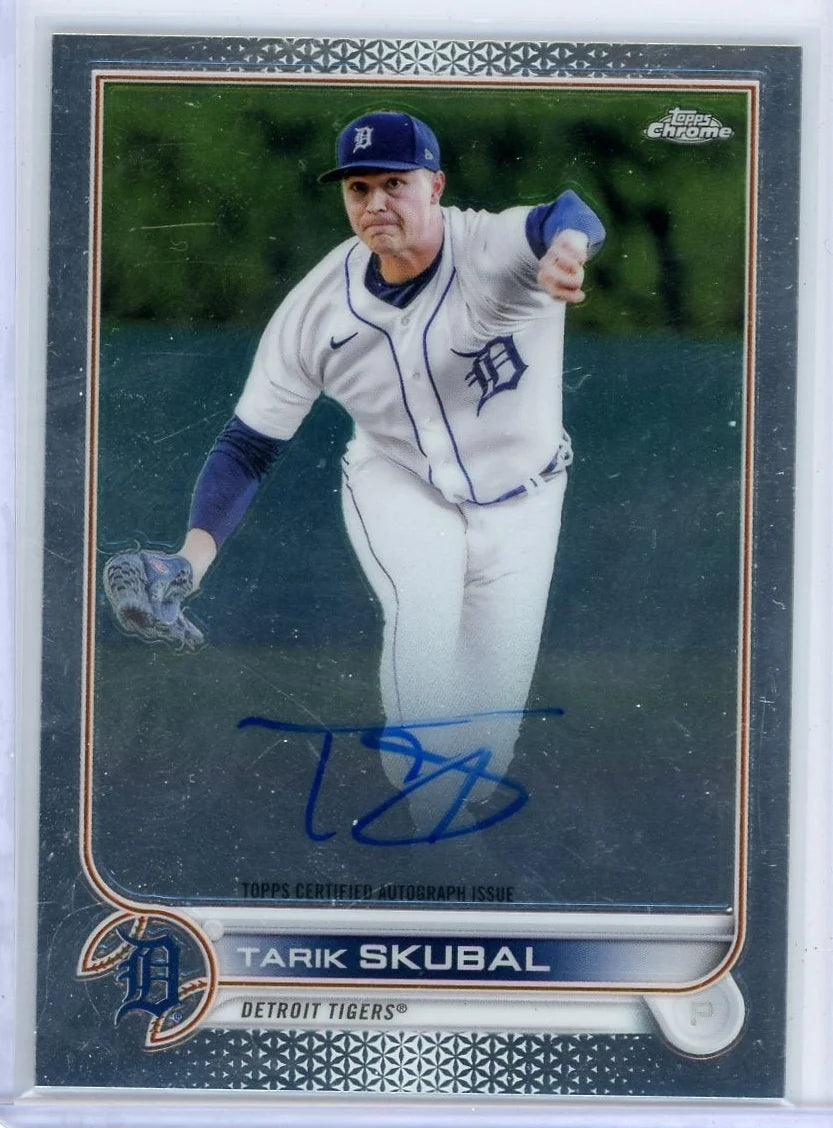 Tarik Skubal 2022 Topps Chrome Autograph #CVA-TS