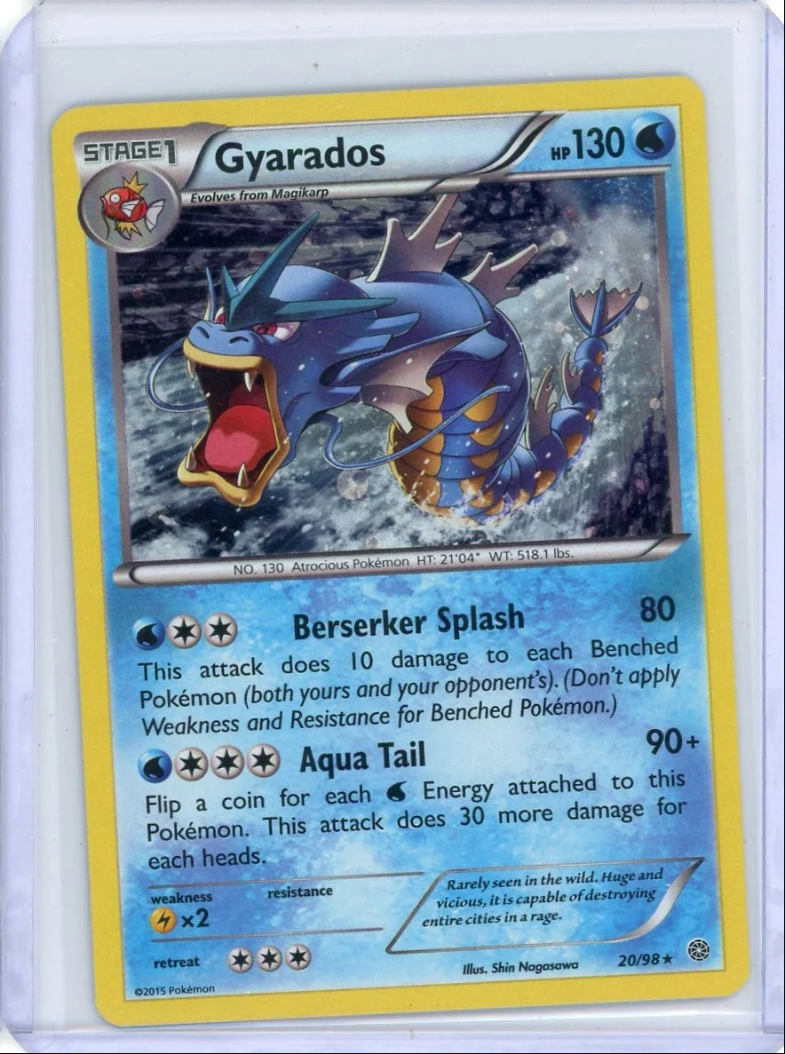 Gyarados 2015 Pokemon holo #20/98