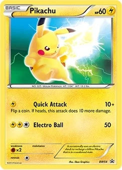 Pikachu - BW54 (BW54) (Black and White Promos) (PR)