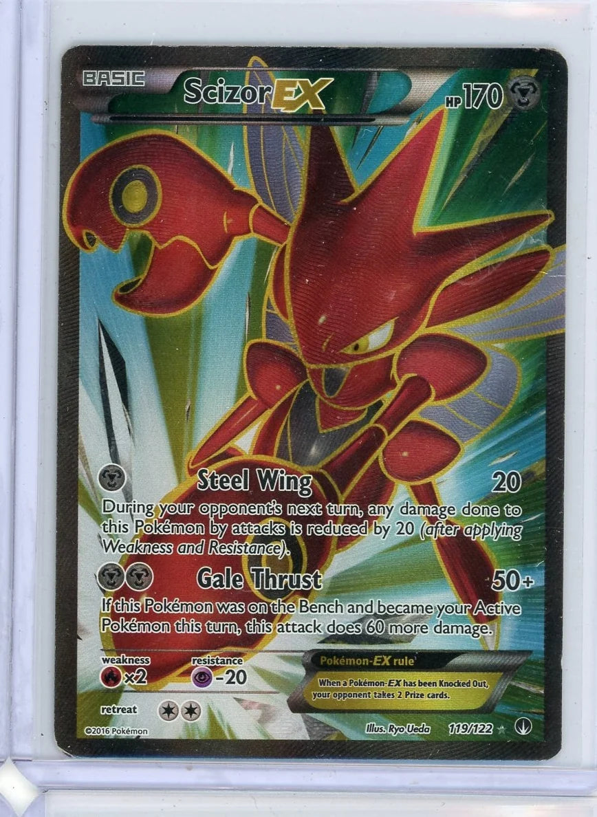 Scizor EX 2016 Pokemon BREAKpoint #119/122 HP/DMG